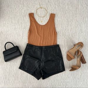 💥SOLD💥 Blank NYC faux leather shorts